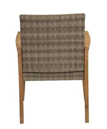 TEAK CALIBRI WICKER DINING CHAIR | Daydream Leisure Furniture