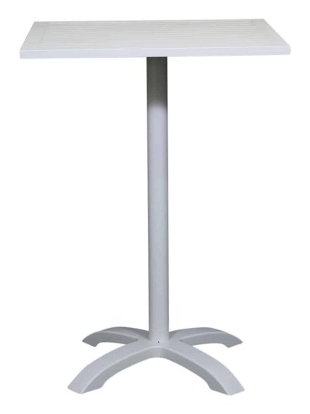 SLAT BAR TABLE PEDESTAL 70x70cm | Daydream Leisure Furniture