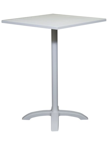 SLAT BAR TABLE PEDESTAL 70x70cm | Daydream Leisure Furniture