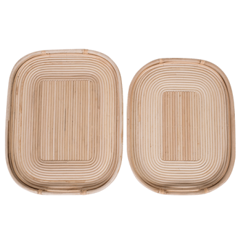 RATTAN TRAY (SET 2) - NATURAL | Daydream Leisure Furniture