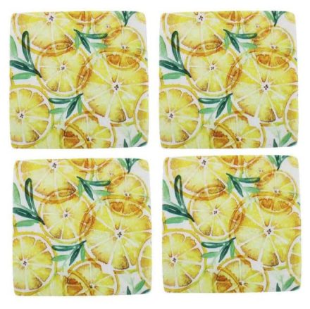 COASTERS SET 4 - 'FEELING ZESTY' | Daydream Leisure Furniture