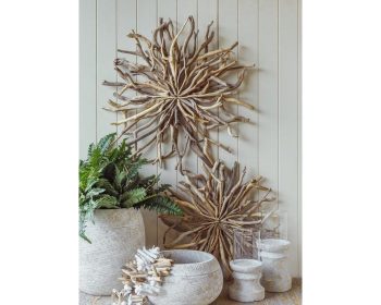 WALL DECOR - DRIFTWOOD MEDUSA NATURAL (2 SIZES) | Daydream Leisure Furniture