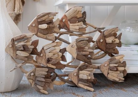 WALL DECOR - DRIFTWOOD SCHOOL OF ANGEL FISH | Daydream Leisure Furniture