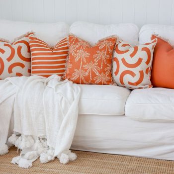 ETP Outdoor Cushion 'Hampton Stripe' Burnt Orange | Daydream Leisure Furniture