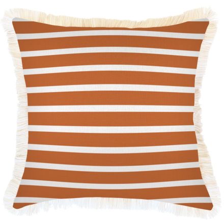 ETP Outdoor Cushion 'Hampton Stripe' Burnt Orange | Daydream Leisure Furniture