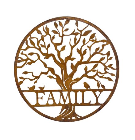 WALL DECOR LASER CUT TREE OF LIFE 'FAMILY' | Daydream Leisure Furniture