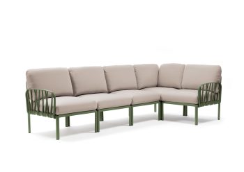 NARDI KOMODO 5 PIECE MODULAR SOFA SETTING | Daydream Leisure Furniture