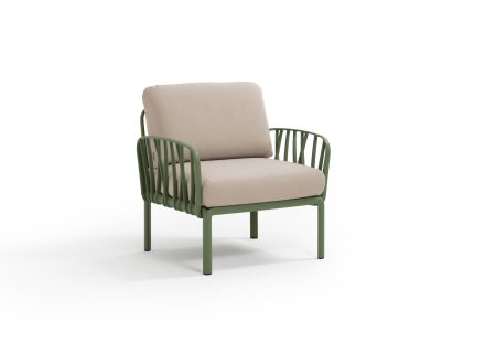 NARDI KOMODO SINGLE SOFA CHAIR WITH ARMS | Daydream Leisure Furniture