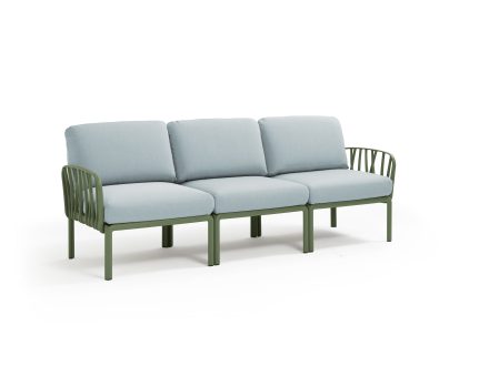 NARDI KOMODO 3 SEATER SOFA WITH ARMS | Daydream Leisure Furniture