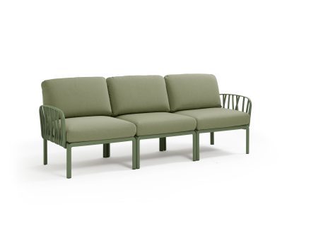 NARDI KOMODO 3 SEATER SOFA WITH ARMS | Daydream Leisure Furniture