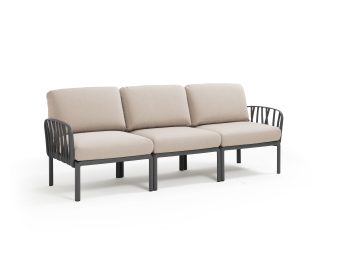 NARDI KOMODO 3 SEATER SOFA WITH ARMS | Daydream Leisure Furniture