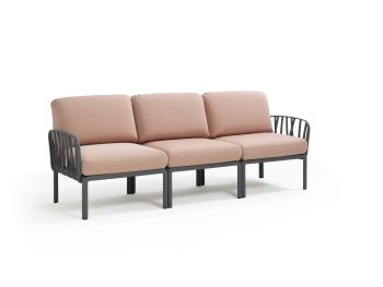 NARDI KOMODO 3 SEATER SOFA WITH ARMS | Daydream Leisure Furniture