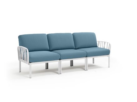 NARDI KOMODO 3 SEATER SOFA WITH ARMS | Daydream Leisure Furniture