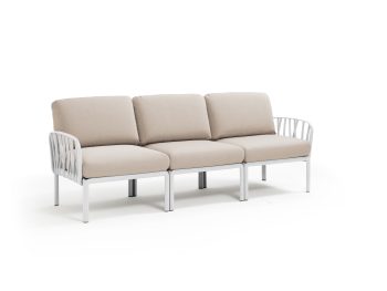 NARDI KOMODO 3 SEATER SOFA WITH ARMS | Daydream Leisure Furniture