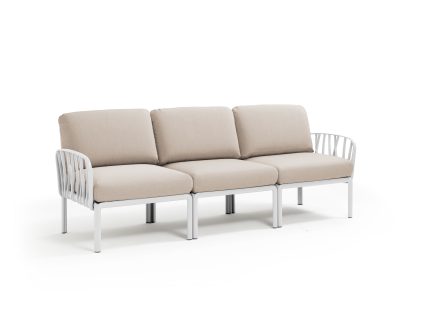 NARDI KOMODO 3 SEATER SOFA WITH ARMS | Daydream Leisure Furniture