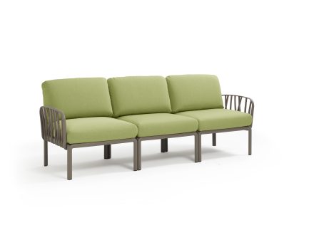 NARDI KOMODO 3 SEATER SOFA WITH ARMS | Daydream Leisure Furniture