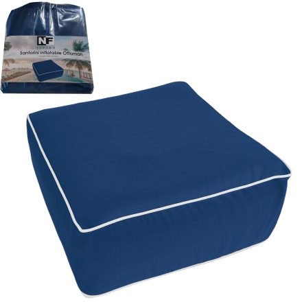 OUTDOOR SANTORINI INFLATABLE OTTOMAN - 3 COLOURS | Daydream Leisure Furniture