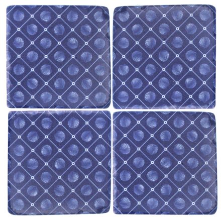 COASTERS SET 4 - 'Clam Jam' | Daydream Leisure Furniture