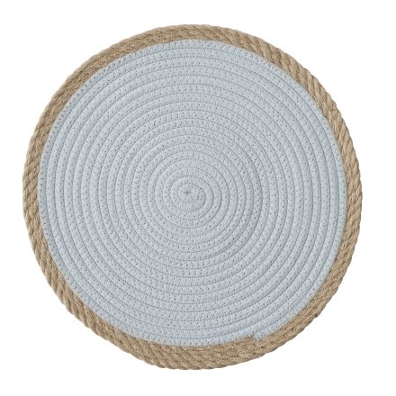 PLACEMATS 'ROUND COTTON/JUTE' 3 COLOURS | Daydream Leisure Furniture